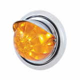 Front Bumper Light With 17 Amber LED Watermelon Light & Visor For Freightliner Columbia