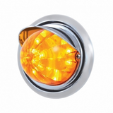 Front Bumper Light With 17 Amber LED Dual Function Watermelon Light & Visor For FL Columbia