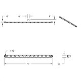 12 LED 12" Ultra Slim Light Bar Only (Stop, Turn & Tail)