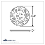10 LED 4" Round Light (Stop, Turn & Tail)