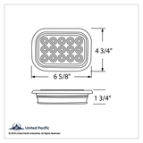 15 LED Rectangular Light (Stop, Turn & Tail)
