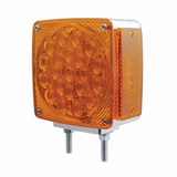 45 LED Double Stud Double Face Turn Signal Light - Amber LED
