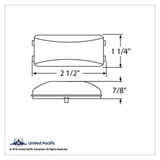6 LED Rectangular Light (Clearance/Marker)