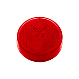 8 LED 2.5" Round Reflector Light Kit (Clearance/Marker) - Red LED/Red Lens