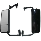 BESTfit Black Mirror Assembly With Brackets For Volvo VNL VNM Gen II Driver Or Passenger Side