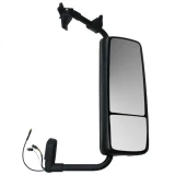 BESTfit Black Mirror Assembly With Brackets For Volvo VNL VNM Gen II Driver Or Passenger Side