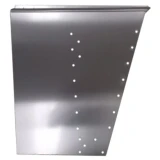 BESTfit Aluminum Extended Hood Outer Rear Skirt For Peterbilt 359 127 BBC
