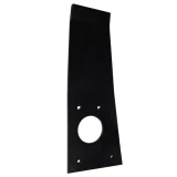 BESTfit Flat Black Outer Hood Roller Guide For Peterbilt 359