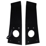 BESTfit Flat Black Outer Hood Roller Guide For Peterbilt 359