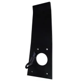 BESTfit Flat Black Outer Hood Roller Guide For Peterbilt 359