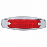 12 LED Reflector Rectangular Light With Bezel (Clearance/Marker)