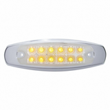 12 LED Reflector Rectangular Light With Bezel (Clearance/Marker)