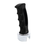 Slot Style Pistol Grip Gearshift Knob 13/15/18 Speed - Black