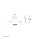 Universal Plastic License Bracket