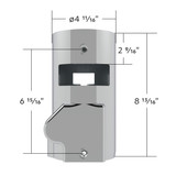 Chrome Middle Steering Column Cover International 8000/7000/5000