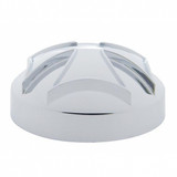 Chrome Iron Cross Air Valve Knob Cover - United Pacific Compatible