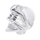 Skull Biker Chrome Shift Knob 1/2"-13 Thread Semi Truck
