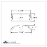 Chrome Plastic Turtle Back Lens Guard
