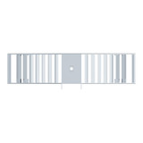 Chrome A/C Defroster Vent Freightliner Classic FLD Center Top