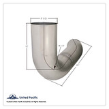 Aluminized Exhaust Elbow For Freightliner 04-15653-000