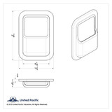 International Door Pocket Chrome Cover - Passenger Side I-Series
