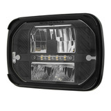 ULTRALIT - Heated 5"X7" LED Headlight With White Position Light