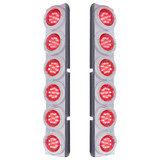 Peterbilt Rear Air Cleaner Bracket w/ 12 Red LED Lights & Bezel