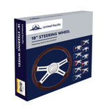 18" Flame Steering Wheel With Matching Flame Bezel