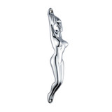 Chrome Nude Lady Shape Grab Handle