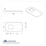 Chrome Shift Plate Cover S22-6041M01-268 Peterbilt 386/388/389/567/...