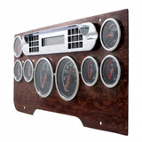 Chrome Center Dash Warning Light Panel Cover - Freightliner Cascadia