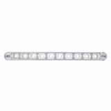 10 LED 9" Auxiliary Light Bar With Bezel - White LED/Clear Lens