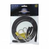 Premium EPDM Rubber Tarp Straps 15" - Heavy Duty Steel S-Hooks