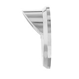 2.5" Chrome Light Bezel with Visor - Grommet Mount Truck Lights