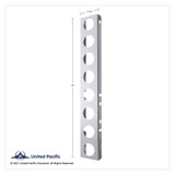 Peterbilt Stainless Front Air Cleaner Bracket - 16 Light Cutouts