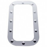 Kenworth Stainless Steel Dimpled Vent Door Trim Set (2-Pack)