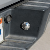 4 LED Round License Light - White LED (Bulk)