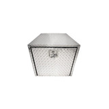 24"L X 18"W X 18"H Aluminum Diamond Plate Tool Box