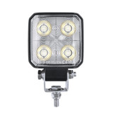 4 LED High Power 3" Square Work Light-Flood