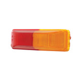 Incandescent Rectangular Fender Mount Light (Clearance/Marker) - Amber & Red Lens