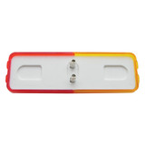 Incandescent Rectangular Fender Mount Light (Clearance/Marker) - Amber & Red Lens