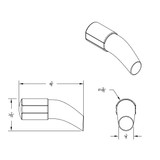 Chrome Turn Signal Wiper Lever Covers International Prostar 06-17