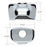 Chrome Upper Steering Column Cover - Peterbilt 389/388/386 & KW W900L