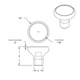 Deluxe Aluminum Screw-On Air Valve Knobs - Multi-Color Stickers