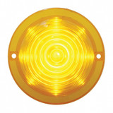 13 LED Beehive Truck-Lite Style Cab Light - Amber LED/Clear Lens