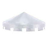 Pointed Front Axle Hubcap Only For 10254 & 10241 - Chrome