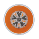 18 LED 4" Round GloLight (Turn Signal) - Amber LED/Amber Lens (Card)