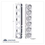 Peterbilt SS Air Cleaner Bracket w/ 12X 9-LED Reflector Lights