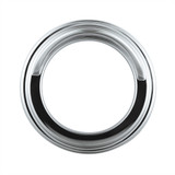 Chrome Small Gauge Bezel With Visor - Freightliner Triple Plated