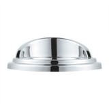 Chrome Small Gauge Bezel With Visor - Freightliner Triple Plated